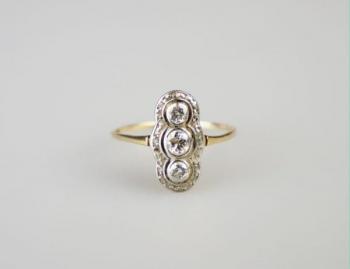 Ring - Gold, Diamant - 1935 Ring - Gold, Diamant - 1935