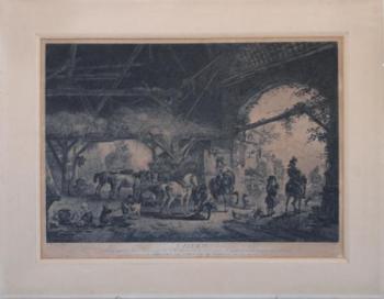 Gemälde - J.Moyreau (1690 – 1762) - 1734 Gemälde - J.Moyreau (1690 – 1762) - 1734