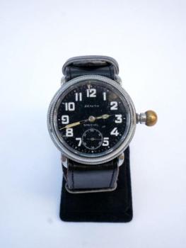 Herrenuhr - Metall, Leder - ZENITH SPECIAL - 1935 Herrenuhr - Metall, Leder - ZENITH SPECIAL - 1935