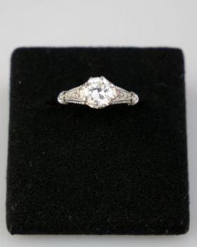 Ring - Platin, Gold - 1930 Ring - Platin, Gold - 1930