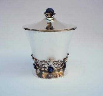 Dose - Silber, Halbedelstein - 1935 Dose - Silber, Halbedelstein - 1935