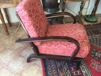 Sessel mit verstellbarer Rückenlehne - 1920 Sessel mit verstellbarer Rückenlehne - 1920