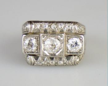 Ring - Gold, Diamant - 1935 Ring - Gold, Diamant - 1935