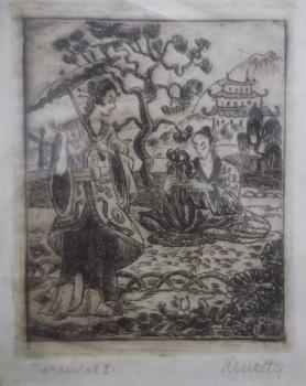 Gemälde - János Kmetty (1889, Miškovec - 1975, Budapeš) - 1930 Gemälde - János Kmetty (1889, Miškovec - 1975, Budapeš) - 1930