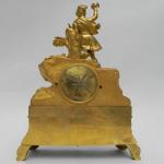Uhr mit figuralen Skulptur - Bronze, Emaille - 1850