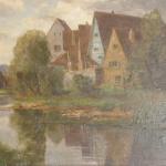 Blick auf den Fluss - Fritz Muller - 1900