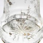 Vase - klares Glas - 1840