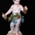 Porzellanfigur - bemaltes Porzellan - Meissen - 1860