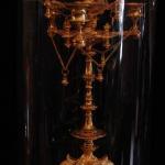 Uhr und zwei Kerzenstnder - 1880
