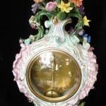 Uhr - bemaltes Porzellan - 1850