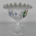 Glas-Aufsatzschale - Milchglas - 1870