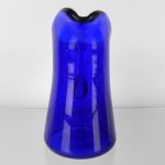 Glaskrug - klares Glas, blaues Glas - 1930