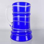 Glserner Humpen - blaues Glas - 1930