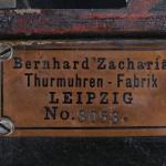 Uhrwerk - Gusseisen, Messing - Bernhard Zachari Leipzig - 1880
