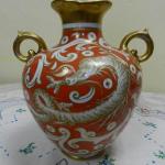 Vase aus Porzellan - weies Porzellan - 1920