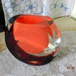 Vase - handgemachte Glas - 1960
