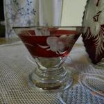 Karaffe mit Glsern - klares Glas - 1870