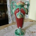 Vase aus Porzellan - Majolika - 1900