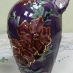 Vase aus Porzellan - Majolika - 1996