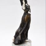 Skulptur - patiniertes Metall, Marmor - 1925
