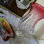 Vase - handgemachte Glas - 1970
