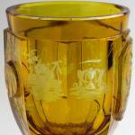 Glasbecher - klares Glas - 1840