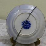 Dekorativer Teller - Porzellan, Kobalt - Villeroy Boch Anemone - 1930