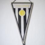 Flagge mit Abzeichen - Stoff - 1980