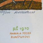 Karel Oberthor - PF 1970 M. und J. Runstuk