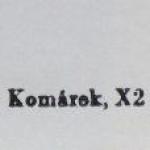 Vladimir Komarek - Ex libris von F. Jelinek