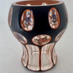 Glasbecher - Facetteglas, berfangglas - 1880