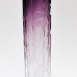 Vase - Facetteglas, Amethyst Glas - Ludwig Moser - 1915