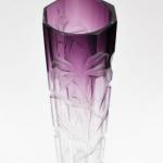 Vase - Facetteglas, Amethyst Glas - Ludwig Moser - 1915