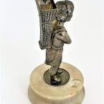Silber-Statuette - gegossenes Silber - 1980