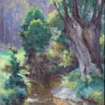 Blick auf den Fluss - Ferdinand Admek - 1920