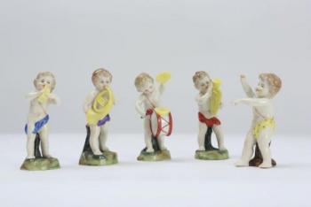 Porzellan Figurengruppe - weies Porzellan - 1930