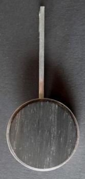 Silber-Anhnger mit einer Holzplatte - Dnemark