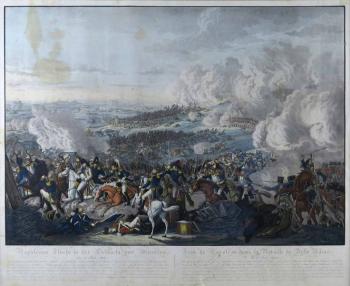 Napoleon Flucht in der Schlacht von Waterloo