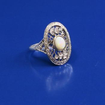 Weigold Ring - Gold, Diamant - 1950