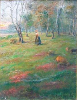 Waldlandschaft - Emanuel Bachrach-Bare (11 April 1863  20 April 1943) - 1900