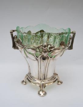 Krbchen - Glas, Silber - 1905