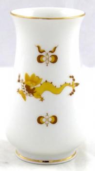 Vase mit gelbem chinesischen Drachen - Meissen