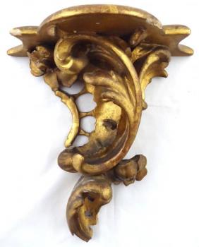 Stnder - Holz, vergoldetes Polychrom - 1770