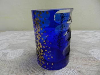 Vase - Glas, geschliffenes Glas - 1960