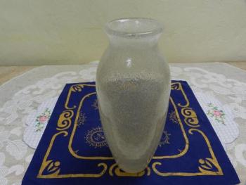 Vase - Glas, dickwandiges Glas - 1950