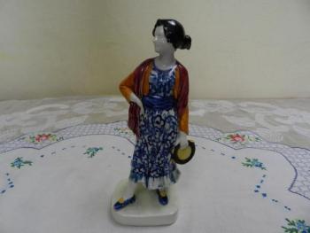 Figur Frau - Keramik - 1930