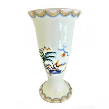 Porzellan Vase - bemaltes Porzellan - Pirkenhamer - EPIAG - 1930