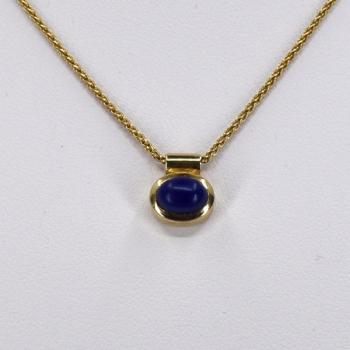 Anhnger - Gold, Lapis lazuli - 1990