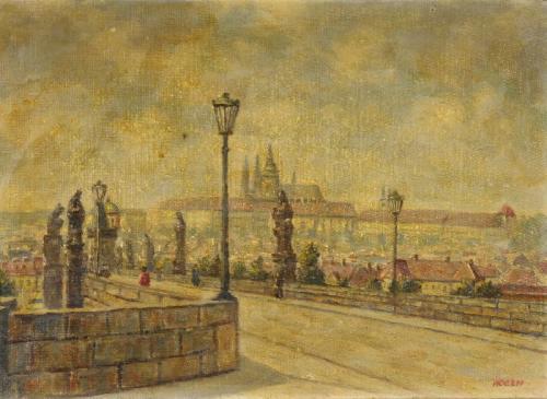 Karlsbrcke in Prag - 1940