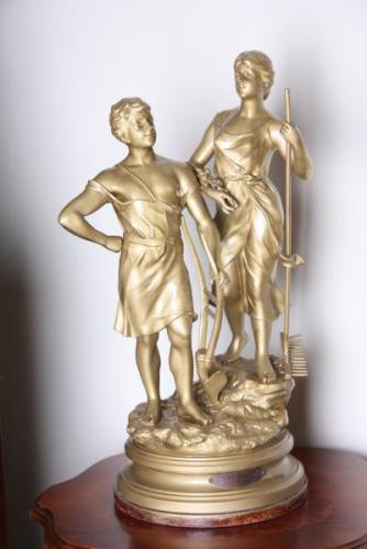 Skulptur - patiniertes Metall - W. HERING - 1897